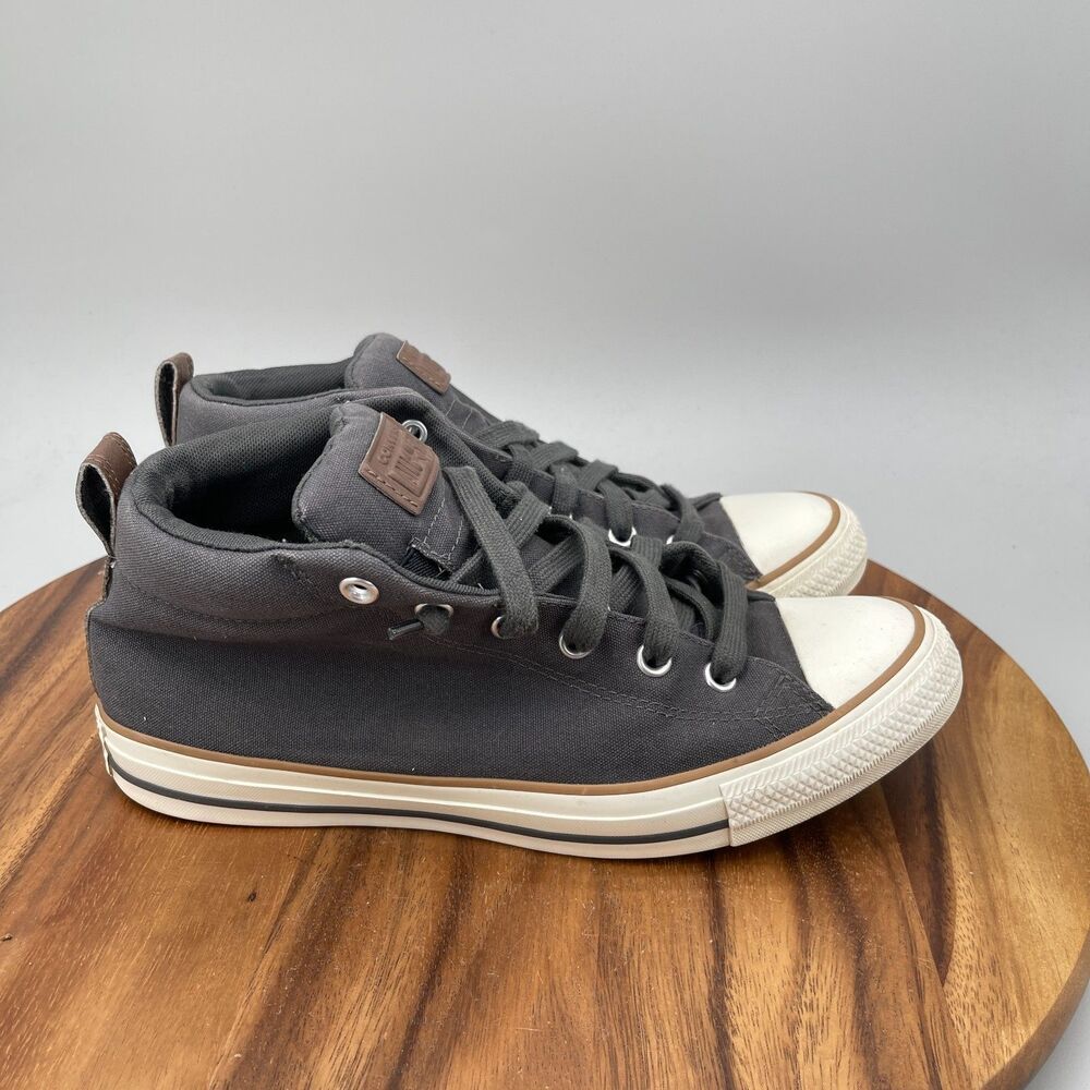 Converse Chuck Taylor All Star Street Mid Shoes Mens Size 9.5 Gray Skate Sneaker